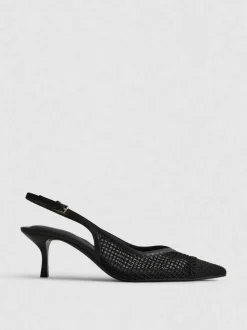 Zapatos de tacón destalonados de horma ancha